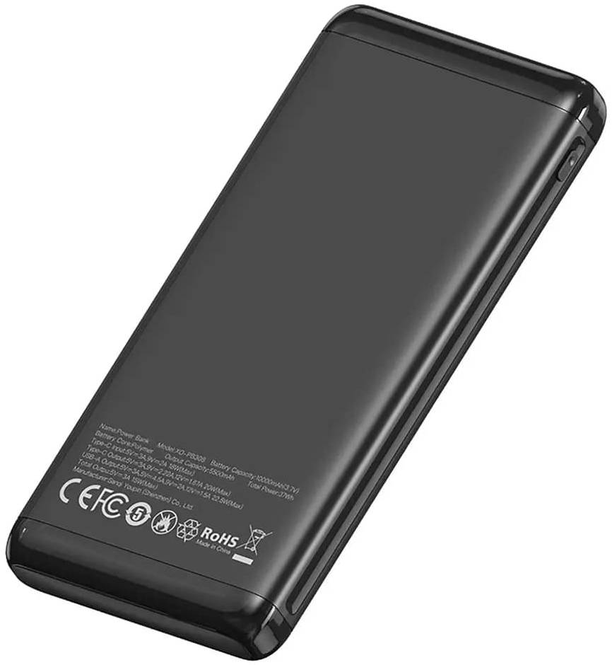 Батарея мобільна XO 10000mAh (PB308.black) - Фото 1