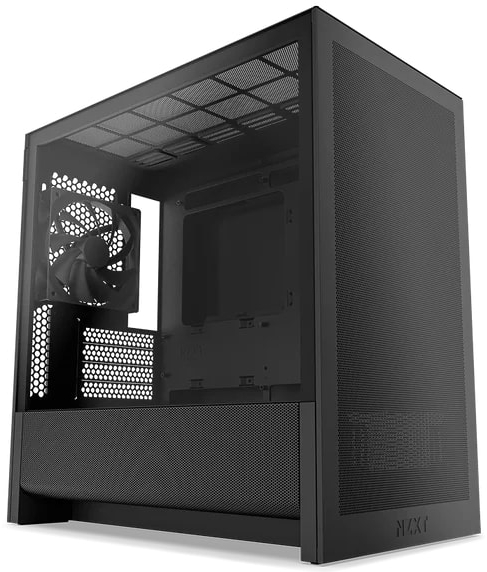 Корпус NZXT H3 Flow micro-ATX Mid-tower Case - All Black (CC-H31FB-01) - Фото 1