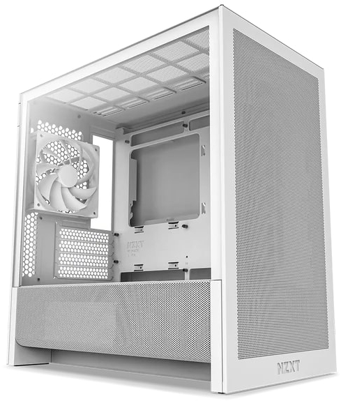Корпус NZXT H3 Flow micro-ATX Mid-tower Case - All White (CC-H31FW-01) - Фото 1