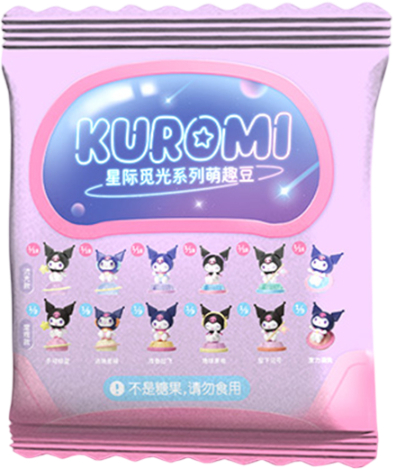 Игровая фигурка-сюрприз Pop Top KUROMI – ГАЛАКТИЧЕСКИЕ ПРИКЛЮЧЕНИЯ (свет, в асс.) (24MQD-033) - Фото 1
