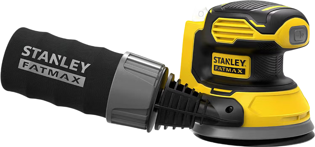 Ексцентрикова шліфовальна машина Stanley FatMax Li-Ion 18В (SFMCW220B) - Фото 1