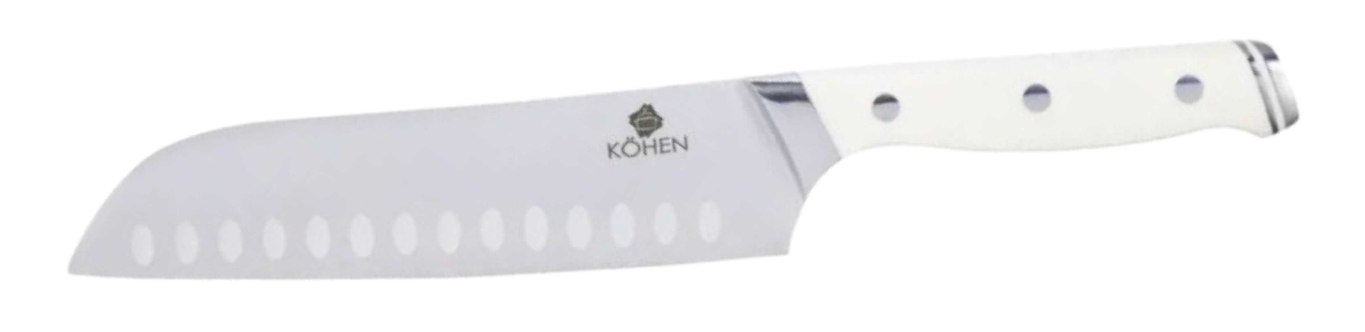 Ніж сантоку Kohen White Deluxe 18,4 см (KN92002) - Фото 1
