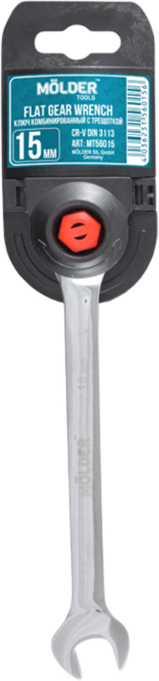 Ключ комбинированный Molder CR-V 15 мм (MT56015) - Фото 1