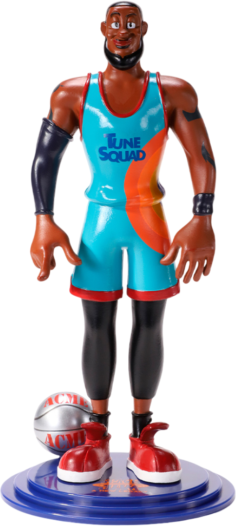 Колекційна фігурка Noble Collection LOONEY TUNES Lebron SJ2 Bendyfig 19 см (NN9586) - Фото 1