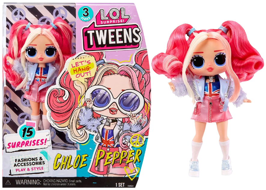 Колекційна лялька набір L.O.L. Surprise! "Tweens" S3 – ХЛОЯ ПЕППЕР (з аксесуарами) (584056) - Фото 1