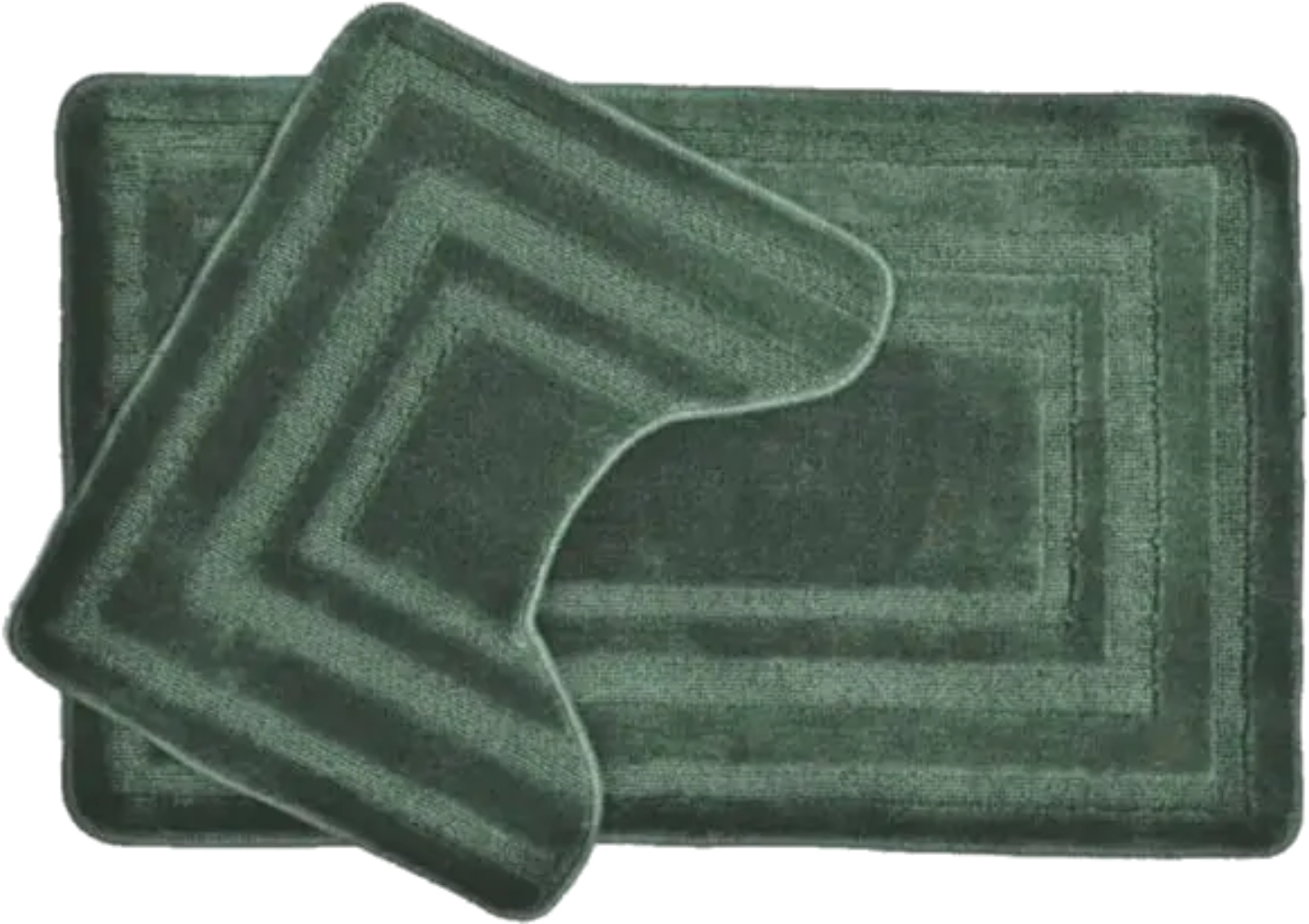 Купить Набор ковров DarianA полипропилен Econom орнамент 50х80+50х40 см с вырезом Зеленых (1000009646) - Фото 1 Набор ковров DarianA полипропилен Econom орнамент 50х80+50х40 см с вырезом Зеленых (1000009646) - Фото 1