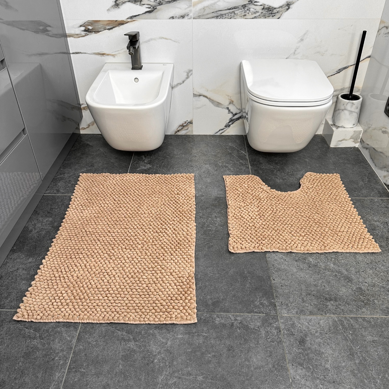 Купить Набор ковров DarianA АНАНАС 55х50+50х80 см Карамель (1000009842) - Фото 1 Набор ковров DarianA АНАНАС 55х50+50х80 см Карамель (1000009842) - Фото 1