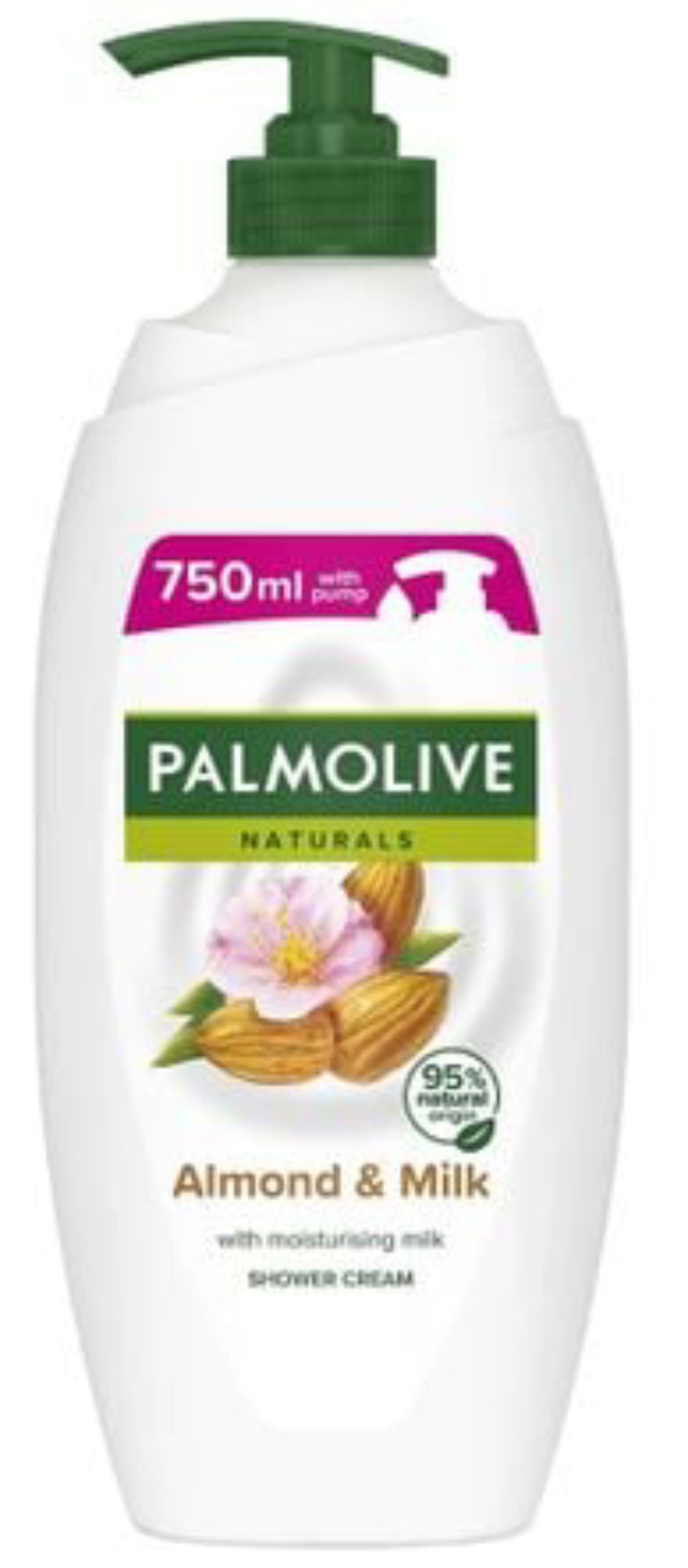 Гель для душу Palmolive Натюрель Мигдальне Молочко 750 мл - Фото 1