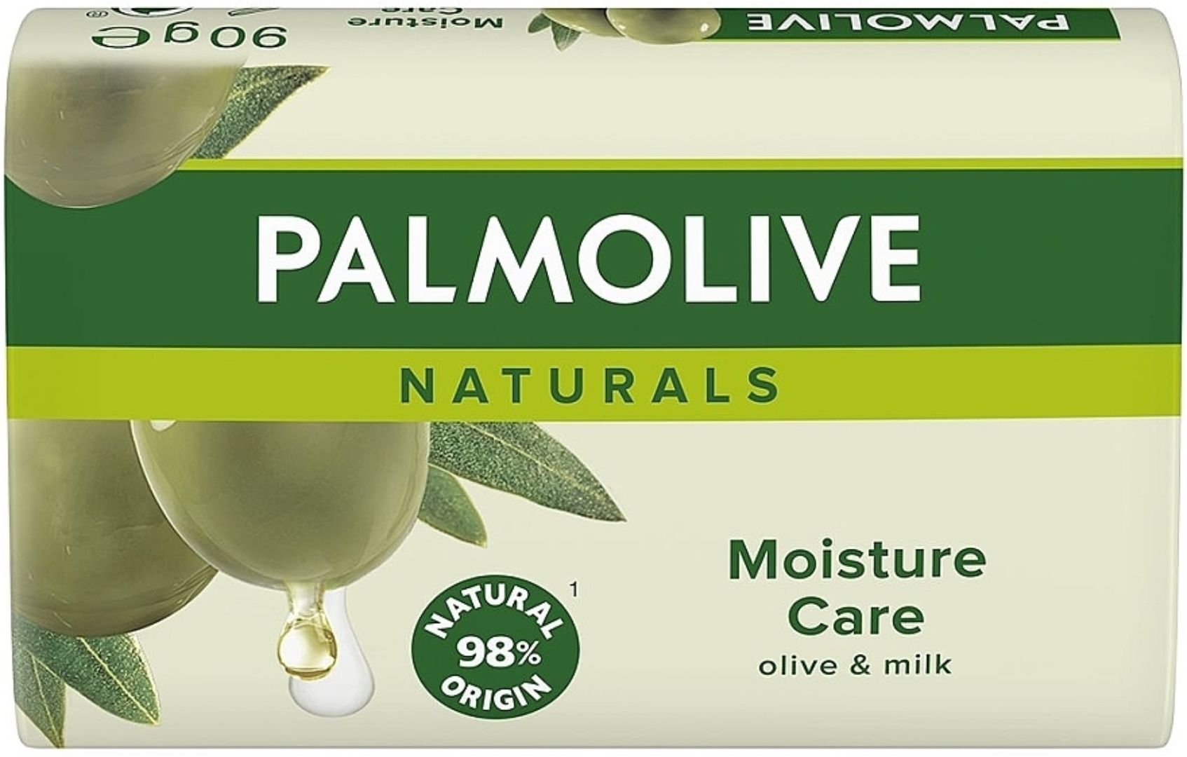 Тверде мило Palmolive Натюрель Оливка та Молочко 150 г - Фото 1