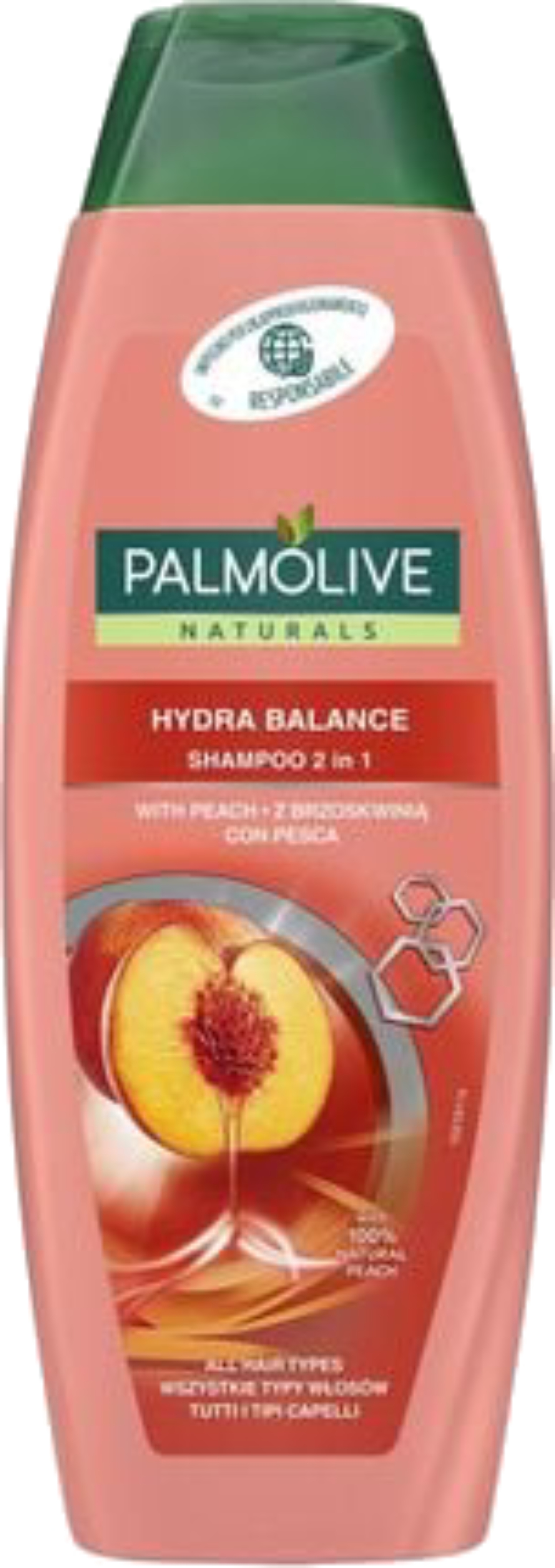 Шампунь жіночий Palmolive 2в1 Персик 350 мл - Фото 1
