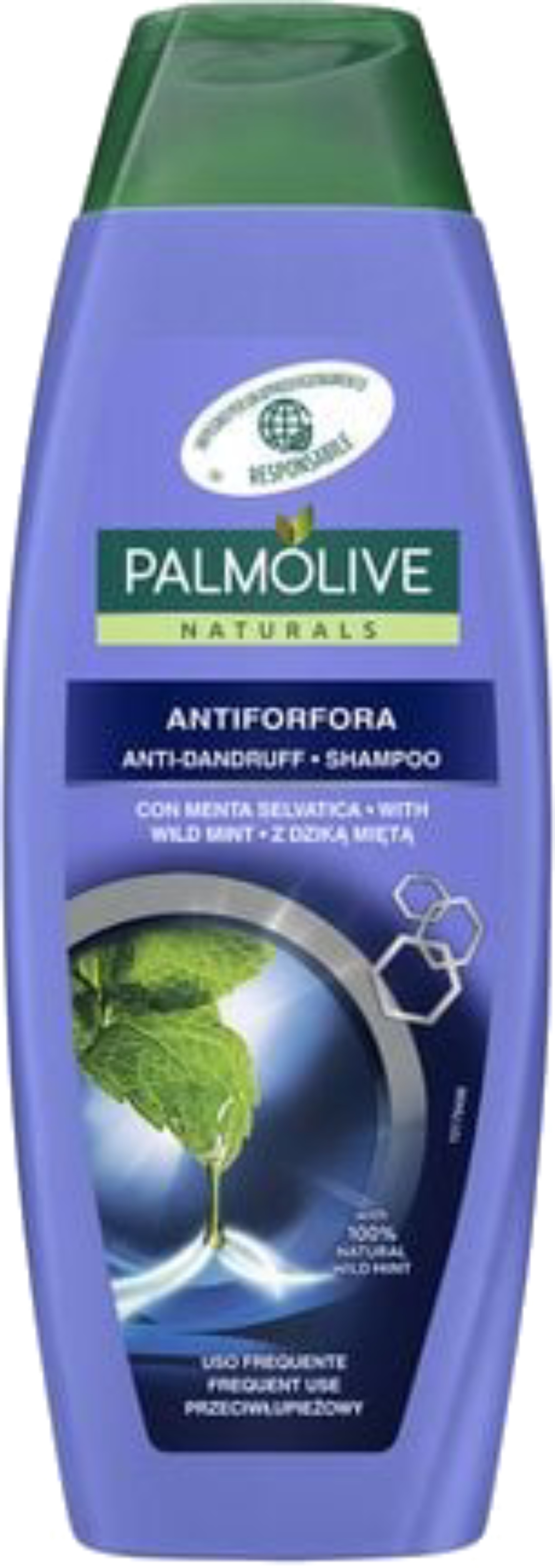 Шампунь жіночий Palmolive Проти лупи Дика м'ята 350 мл - Фото 1