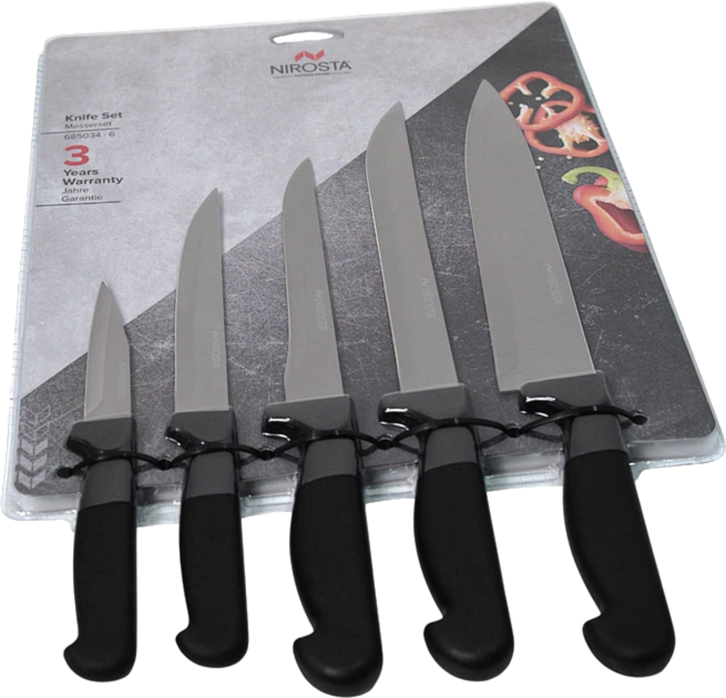 Купити Набір ножів FACKELMANN 5 шт. (685034) - Фото 1 Набір ножів FACKELMANN 5 шт. (685034) - Фото 1