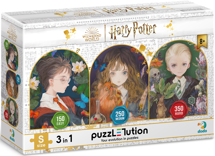 Пазли картонні (8 +) Dodo 3 в 1 Harry Potter. Мрія і фантазія (200574) - Фото 1