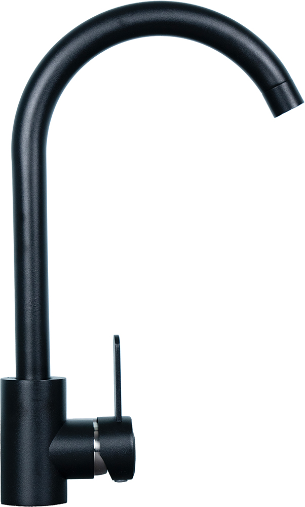 Смеситель кухонный Ventolux 355.260 BLACK QUARTZ - Фото 1
