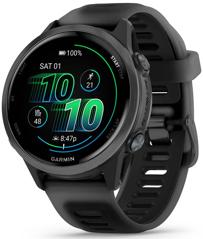 Смарт-годинник Garmin Forerunner 570 42 mm Black (010-02970-00) - Фото 1