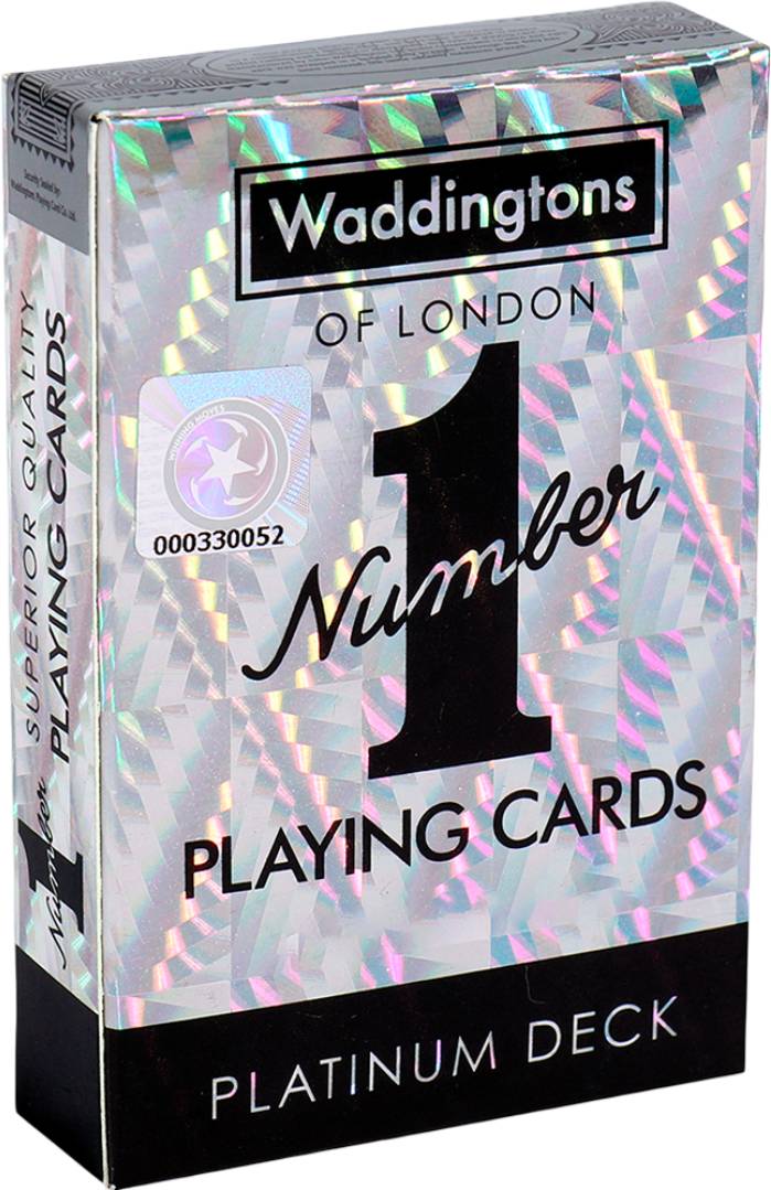 Настільна гра (8+) Waddingtons No.1 Playing Cards Platinum (35521) - Фото 1
