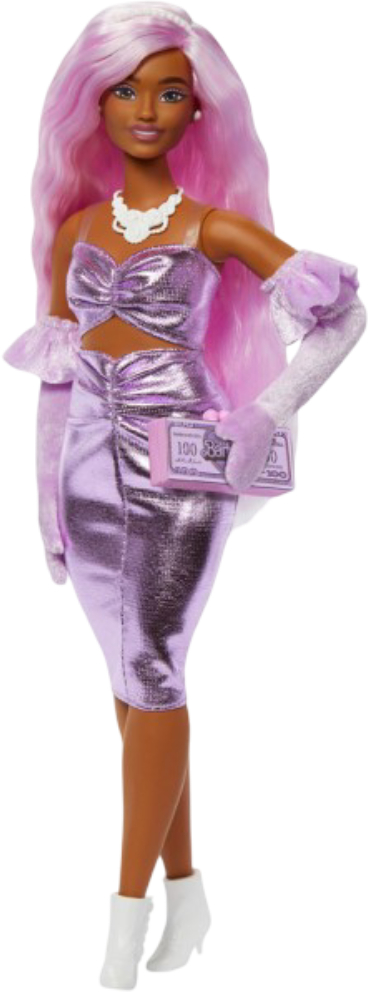 Лялька Barbie "Barbiecore" модниця у сукні металік Barbie (HYV25) - Фото 1