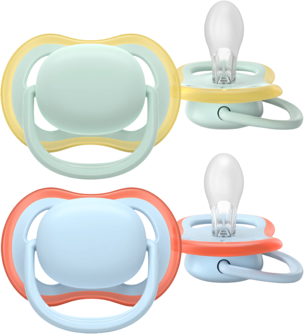Ортодонтична пустушка Philips Avent Ultra Air, 0-6 міс. (SCF087/01 ) - Фото 1