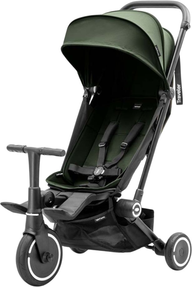 Триколісний велосипед smarTrike Traveler Olive (5900801) - Фото 1