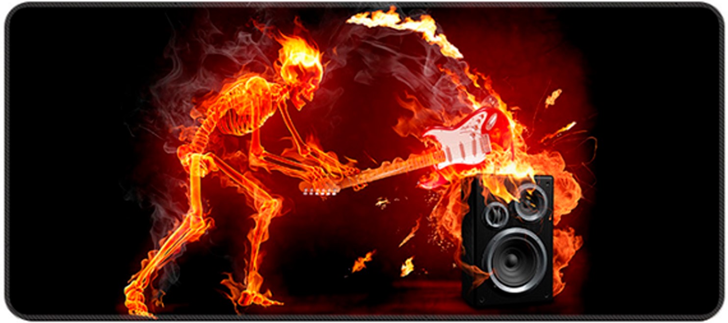 Коврик для мыши Voltronic Fire musician (S13483) - Фото 1