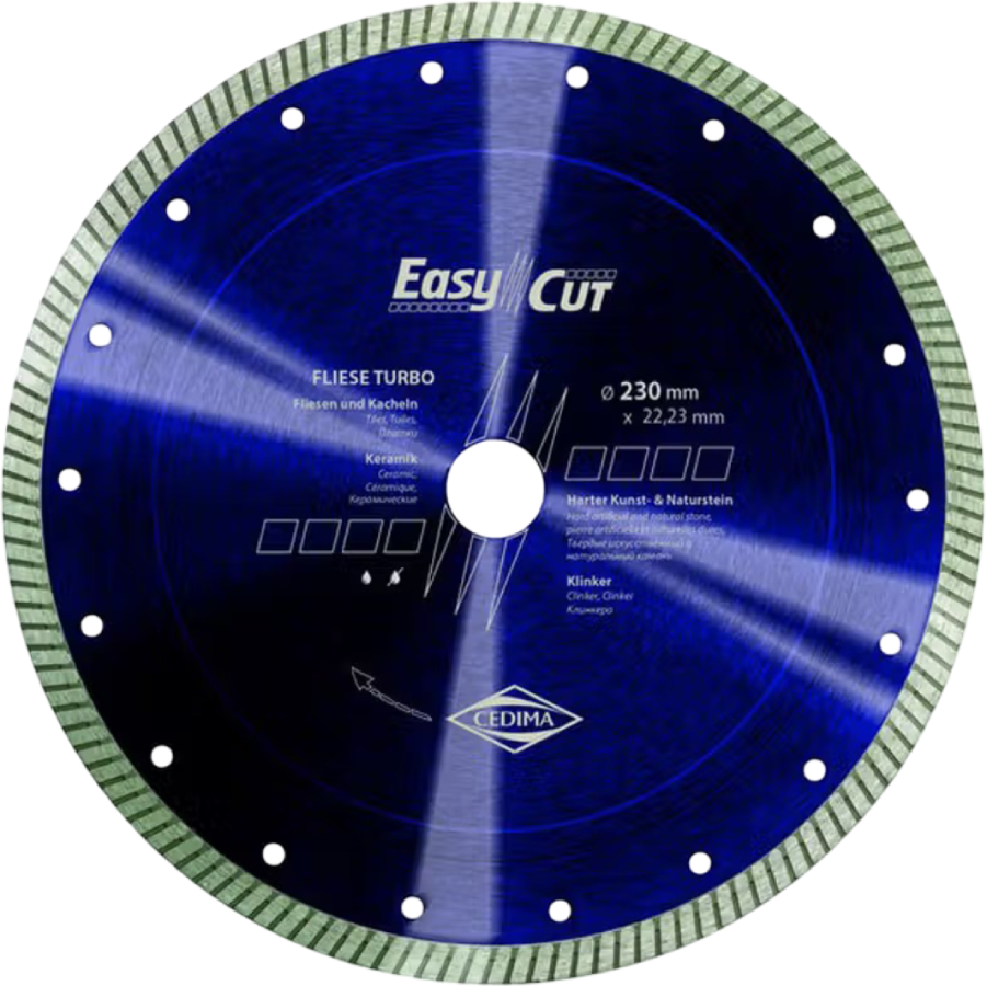Диск алмазний CEDIMA Easy-Cut FLSESE TURBO 200х10х25.4 мм (50007027) - Фото 1