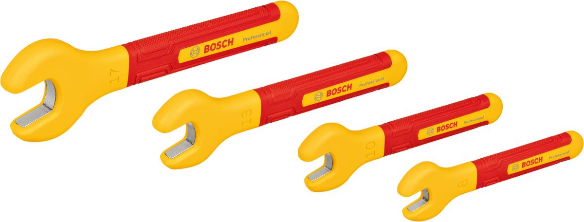 Набір гайкових ключів Bosch Professional 4 шт. (1.600.A02.NE8) - Фото 1