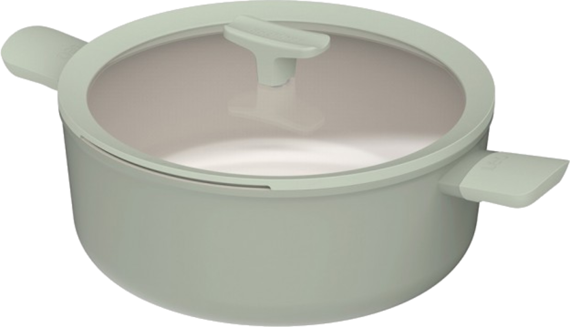 Кастрюля Berghoff 3950454 LEO BALANCE Sage 6.2 л - Фото 1