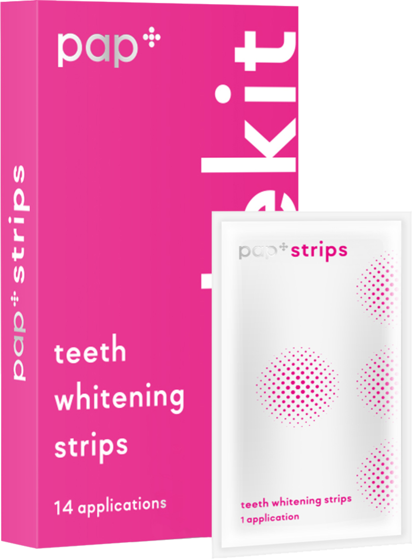 Відбілюючі смужки для зубів SmileKit PAP+ 28 шт. 14 пар (5.1510) - Фото 1