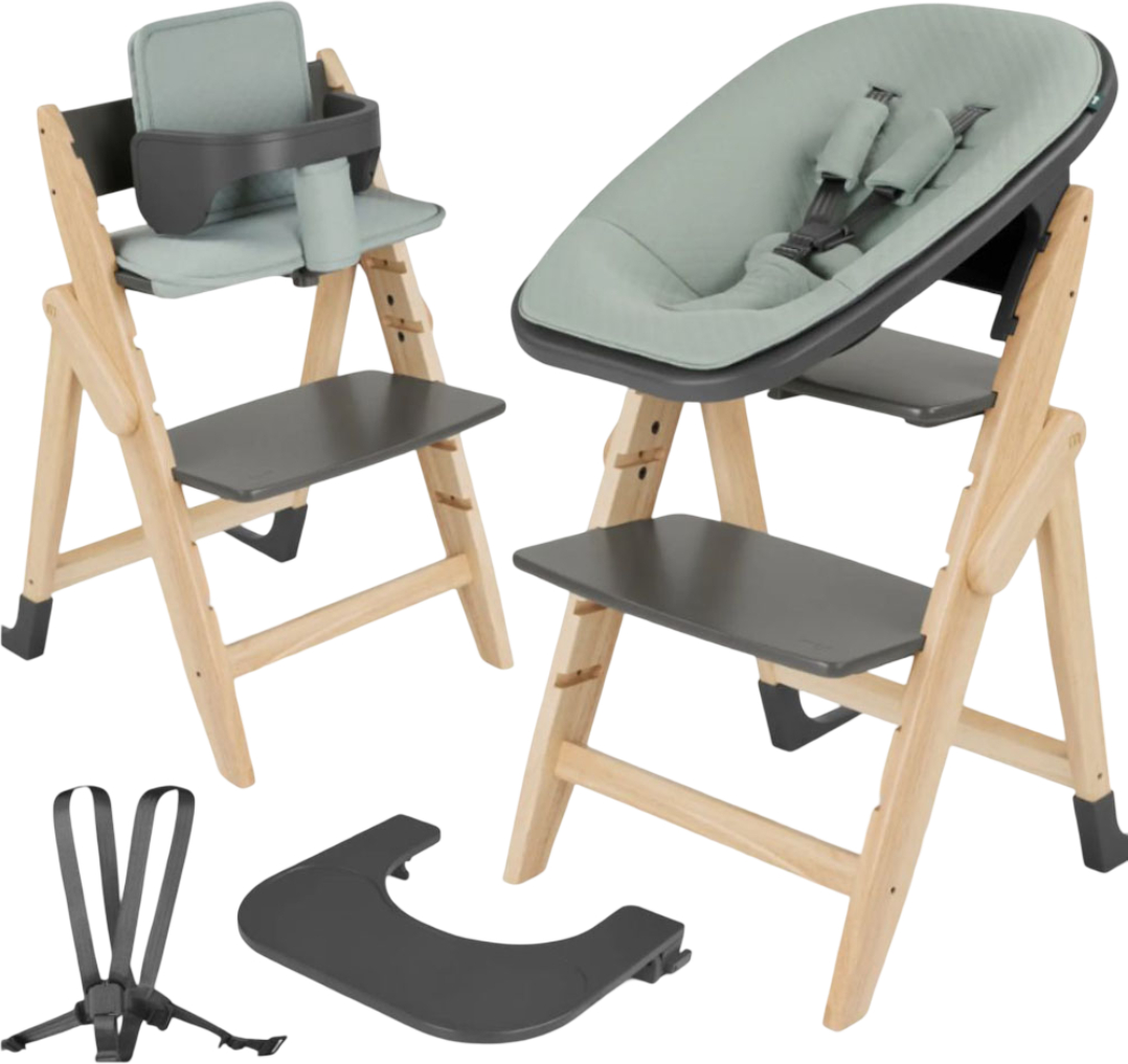 Стульчик для кормления трансформер Moji YIPPY All-in-One Sets Stone Mint (12004862213) - Фото 1