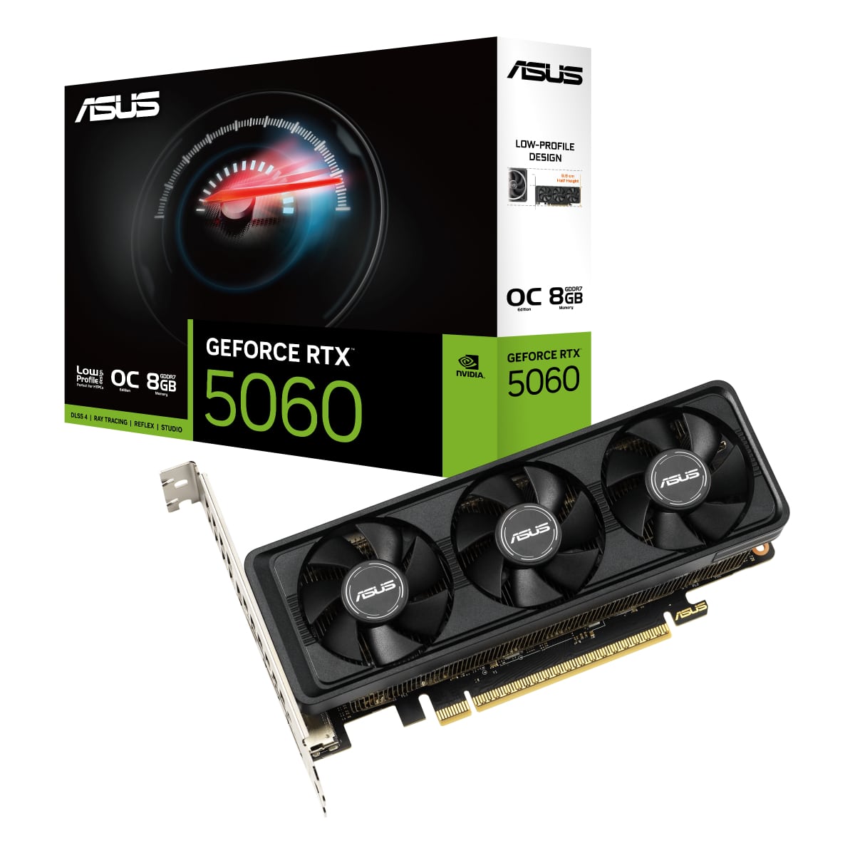 Видеокарта Asus NVIDIA RTX5060-O8G-LP-BRK - Фото 1