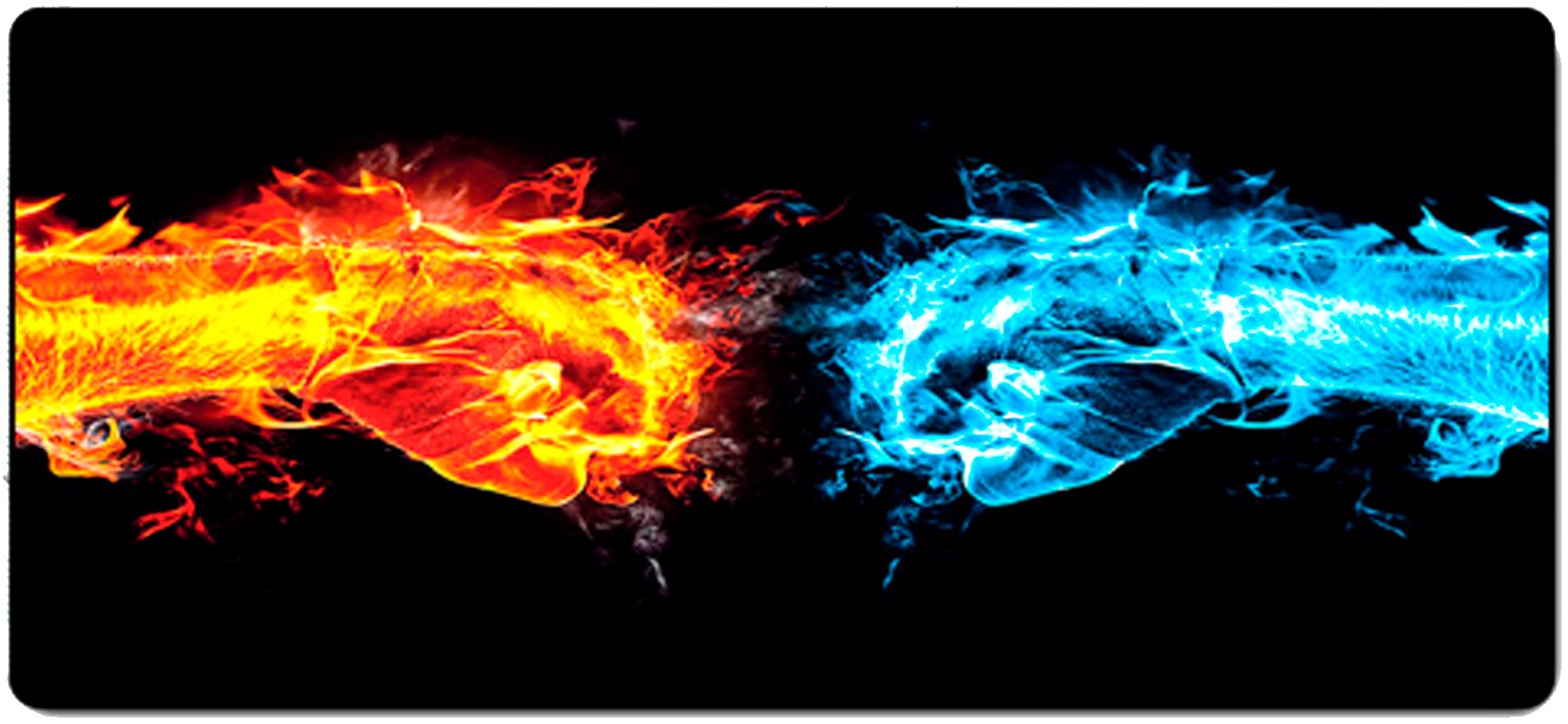Килимок для миші  ігровий Voltronic Hands of fire (HF300-700) - Фото 1