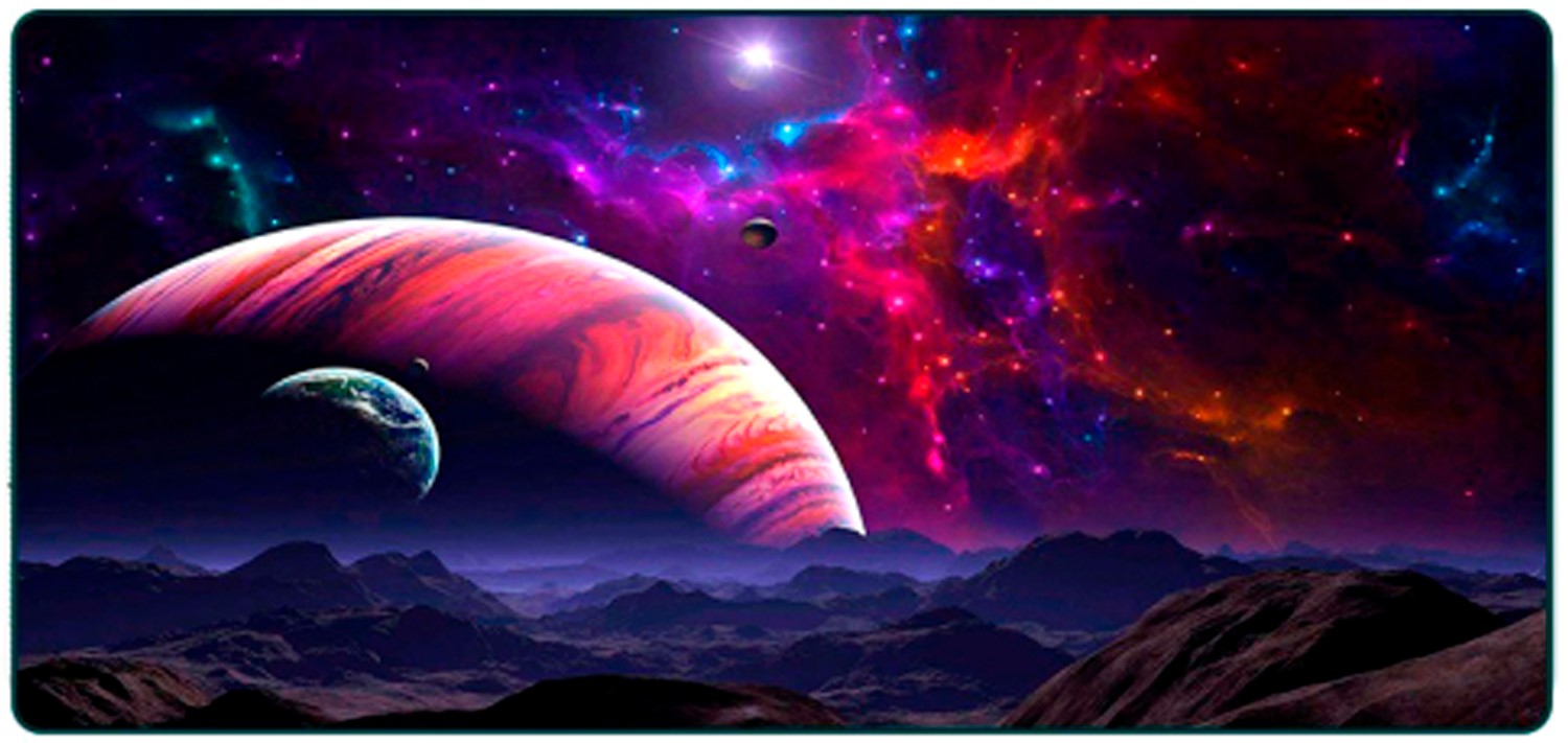 Килимок для миші  ігровий Voltronic Planet Moon (PM300-700) - Фото 1