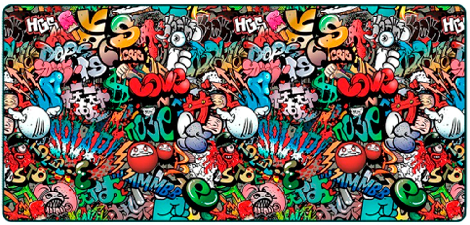 Килимок для миші  ігровий Voltronic Graffiti (GR300-700) - Фото 1