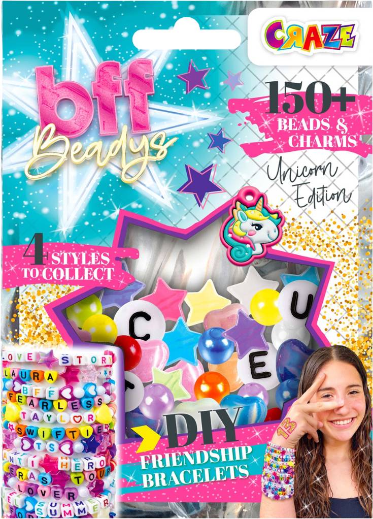 Набір для виготовлення прикрас Craze Бусини і шарми BFF, 150 шт. (69431) - Фото 1