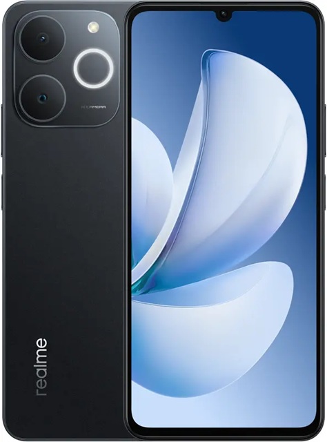 Смартфон realme Note 70 4/128Gb Obsidian Black - Фото 1