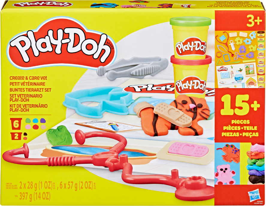 Наборы для лепки Hasbro Play-Doh CREATE AND CARE VET (G0345_G0346) - Фото 1