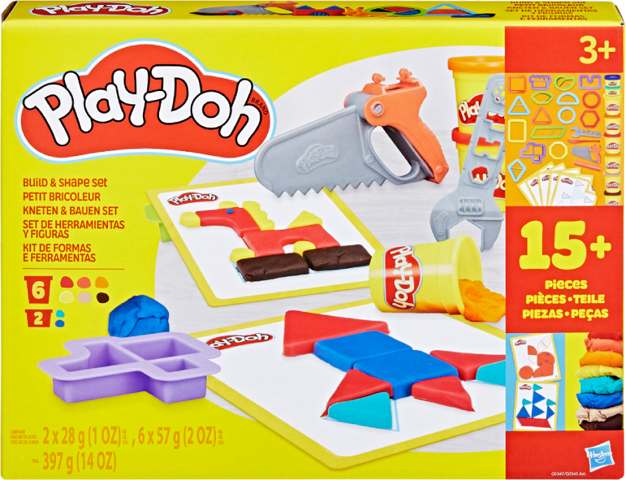 Наборы для лепки Hasbro Play-Doh BUILD AND SHAPE SET (G0345_G0347) - Фото 1