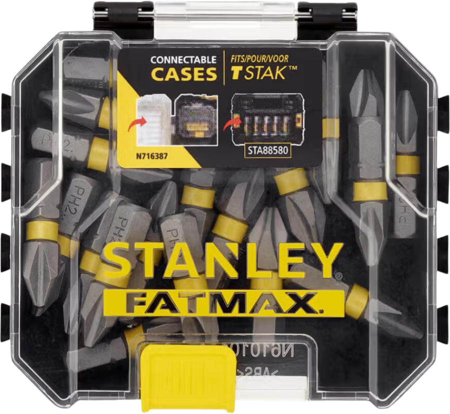 Біта для викрутки Stanley FatMax 20 шт. (STA88569) - Фото 1