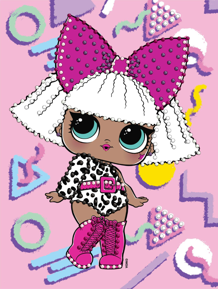 Алмазная живопись Ideyka L.O.L. Surprise! DIVA 15x20 см (AML1223) - Фото 1