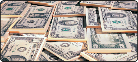 Коврик для мыши Voltronic Dollars (UD04) - Фото 1