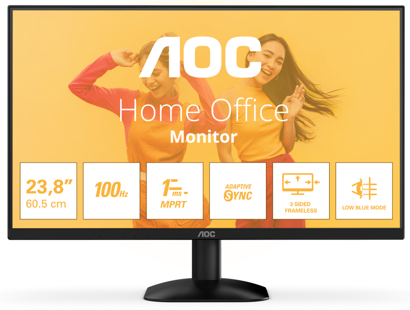 Монитор AOC 24B35HM2 Black - Фото 1