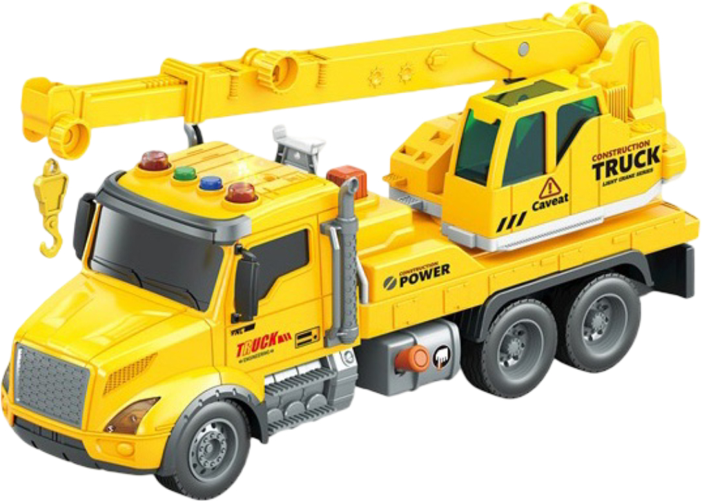 Наземна спецтехніка CARS S Будівельний кран жовтий (CJ-4436957) - Фото 1