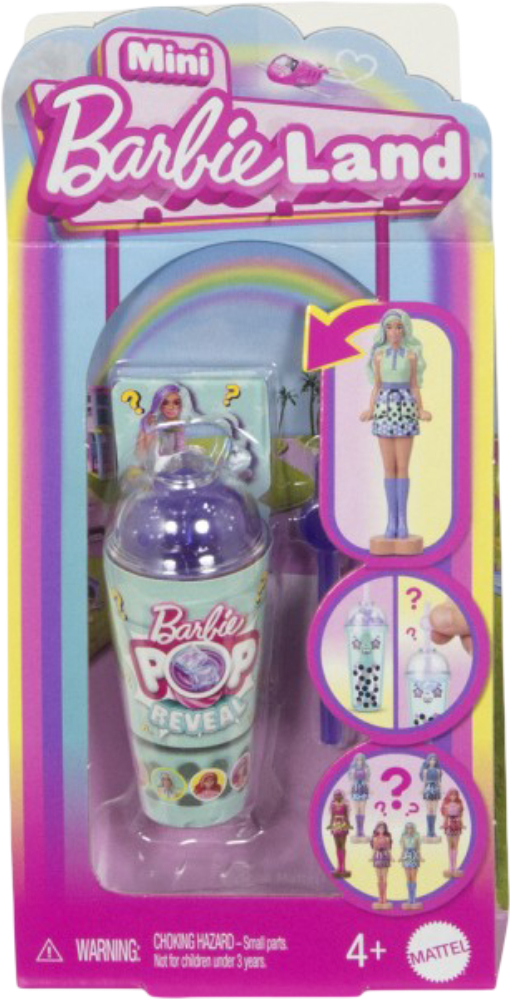 Кукла-сюрприз Barbie Pop Reveal Mini BarbieLand – крутые Бабл-ти (JCR22) - Фото 1