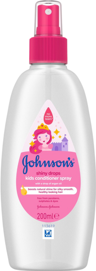 Спрей для детских волос Johnson’s Baby Блестящие локоны 200 мл (3574669909846) - Фото 1