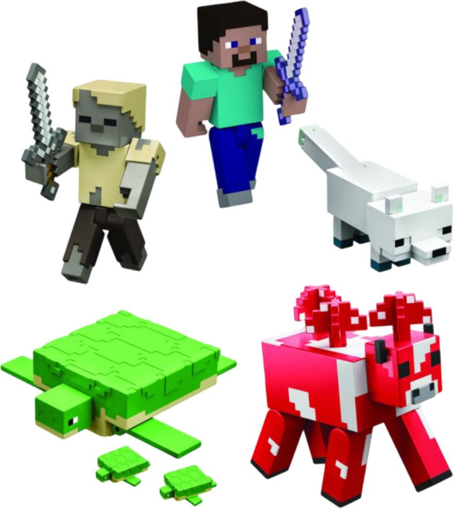 Коллекционная фигурка набор Minecraft персонажа с аксессуаром Minecraft (в ас.) (GTP08) - Фото 1