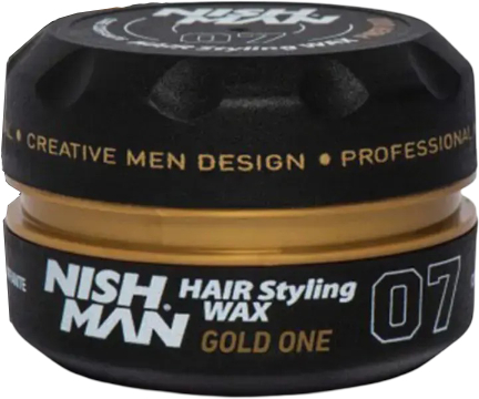 Гель и воск для укладки волос Nishman Hair Wax 07 Gold One 150 мл (8682035088509) - Фото 1