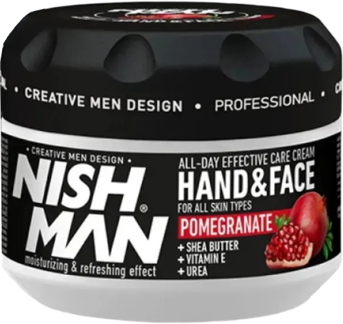 Крем для обличчя Nishman Hand & Face Cream 300 мл Pomgranate (8682035080794) - Фото 1