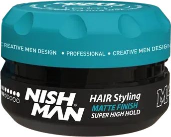 Гель и воск для укладки волос Nishman Matte Pomade M4 100 мл (8682035081081) - Фото 1