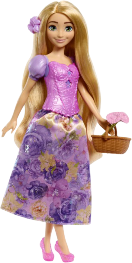 Кукла-сюрприз DISNEY PRINCESS Рапунцель Круты и проявления (HTV86) - Фото 1