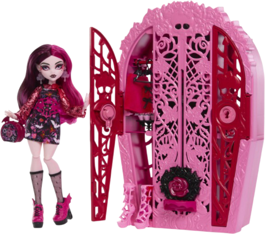 Кукла-сюрприз набор Monster High Ужас-секреты Дракулоры серии Цвет и тьма (HYT72) - Фото 1